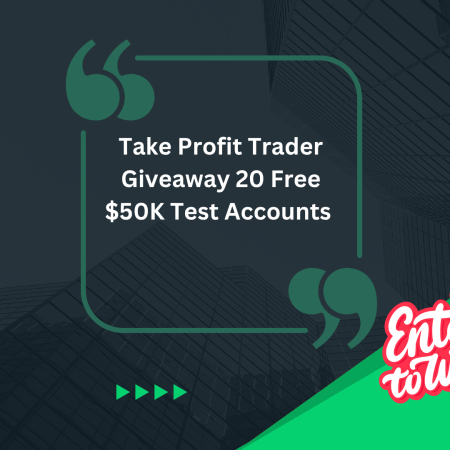 Take Profit Trader Giveaway 20 Free $50K Test Accounts 